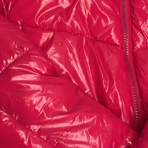 Members Only Nickelodeon Shiny Fuchsia Puffer Jacket NWT    FREE SHIPPING! - Picture 13 of 15